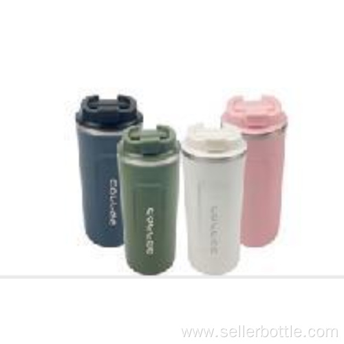 500ml Stainless Steel Solid Color Insulated Coffee Mug